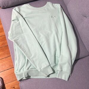 fila crewneck teal